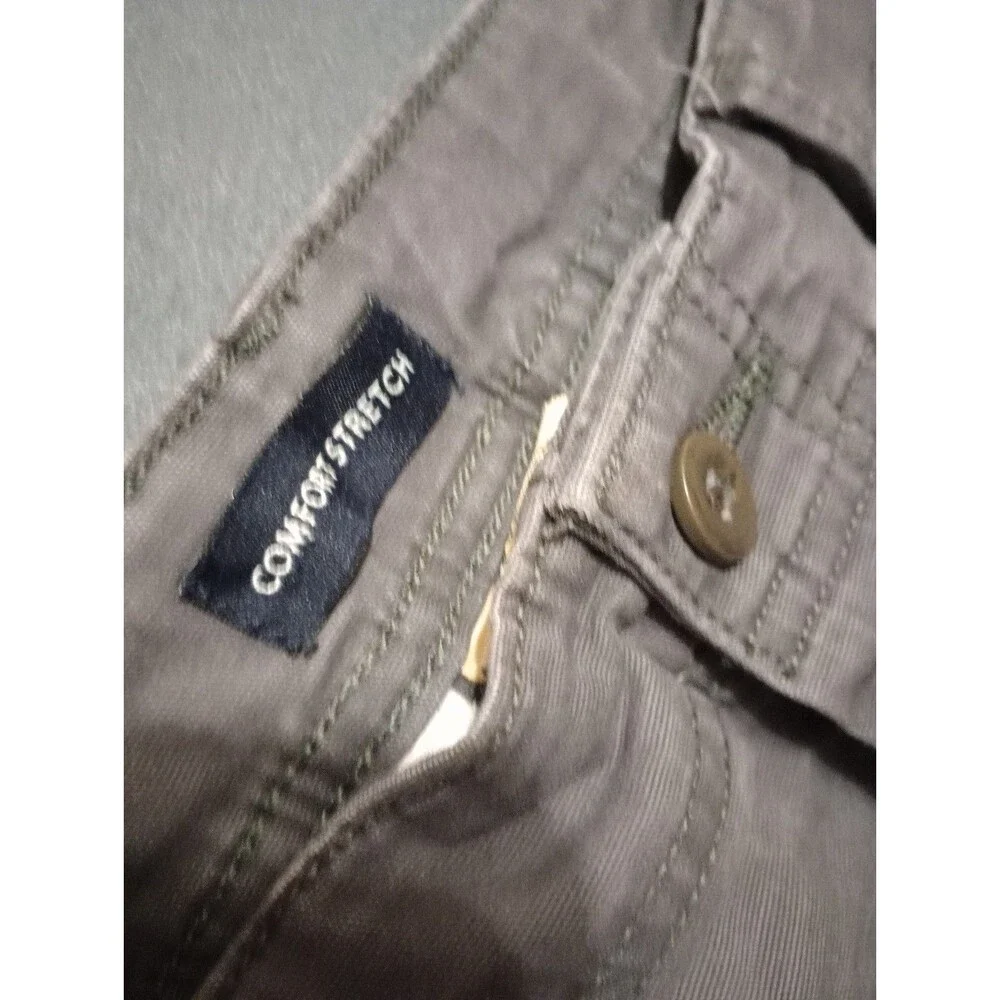 St Johns Bay Comfort Stretch Cargo Pants Size 32 X 32 Gray